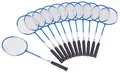 Produktbild: Betzold Sport - Badminton-Schläger-Set - 12 STK. für Anfänger, Federballschläger