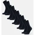 Produktbild: MERINO KNOPF CREW SOCKEN - 5-Pack - Dunklemarine - 39-42