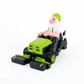 Produktbild: Borussia Mönchengladbach Gartenzwerg Rasenmäher | Offizieller Fanartikel Fohlenshop | Hochwertiges Polyresin | Perfekte Gartendekoration