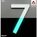 Produktbild: Ouvre&deco - Alpertec Hausnummer 7 Selbstklebend Nachtleuchtend Hausnummern Hausnummerschild