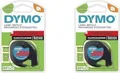 Produktbild: Dymo LT-Band bk/rd 12mmx4m
