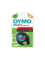 Produktbild: DYMO LetraTag Etikettenband | schwarz auf rot | 12 mm x 4 m S0721630