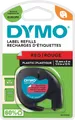 Produktbild: DYMO S0721630 - Beschriftungsband, Plastik, schwarz/rot, LetraTag
