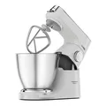Produktbild: KENWOOD Titanium Chef Baker XL (KVL65.001WH) Küchenmaschine mit integrierter Waage und 7-Liter-Rührschüssel, 1200 W, einschließlich 3-teiligem Konditorei-Set, Weiß