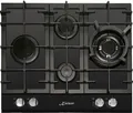 Produktbild: Gaskochfeld 4 Flammig 60cm, Kaiser KCG 6394, Schwarz Glas, Einbau Herd, 3,8kW