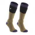 Produktbild: Ion BD-Sock Fahrrad Schienbein Protektorensocken mud grün/lila 2026 43-46 Herren