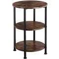 Produktbild: TecTake GmbH Beistelltisch Colchester 40x61cm - Industrial Holz dunkel, rustikal 404257