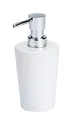 Produktbild: WENKO Keramik Seifenspender Coni Weiß - Flüssigseifen-Spender, Spülmittel-Spender Fassungsvermögen: 0.3 l, Keramik, 9.2 x 16.4 x 7.8 cm, Weiß