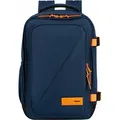 Produktbild: American Tourister Rucksack Reisetasche Take2Cabin Casual Backpack 24L Dark Navy / Radiant Orange dunkelblau - Dunkelblau