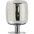 Produktbild: Lucide Tischleuchte Eryn, Chrom, Glas, 20x28x20 cm, RoHS, Reach, Schnurschalter, Lampen & Leuchten, Innenbeleuchtung, Tischlampen, Nachttischlampen