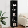Produktbild: Eckregal Schwarz 33x33x164,5 Cm Holzwerkstoff Vidaxl