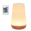 Produktbild: RGB Nachttischlampe 5 Modi USB Aufladbar Fernbedienung Kabellos 2500mAh
