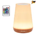 Produktbild: Nachttischlampe RGB 5 Modi USB Aufladbar Fernbedienung