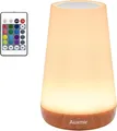 Produktbild: Auxmir Nachttischlampe Touch 13 Farben 4 Modi Fernbedienung USB Hellbraun