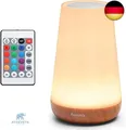 Produktbild: Auxmir LED Nachttischlampe Touch Dimmbar USB Aufladbar mit Fernbedienung, 13