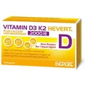 Produktbild: Vitamin D3 K2 Hevert + Calcium und Magnesium 2000 IE Kapseln
