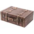 Produktbild: Vko103 Holzkoffer Im Vintage-design, Klassik, 38 X 26 X 13 Cm - Hmf