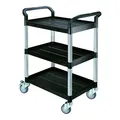 Produktbild: Stier Servierwagen L 850mm H 1000mm B480mm Etagen aus Kunststoff 4 Lenkrollen89