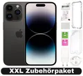 Produktbild: Apple iPhone 14 Pro - 128 GB - Spacegrau Schwarz - XXL Starterset - Zustand: GUT