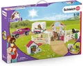 Produktbild: Schleich Ausflug zur Pferde Koppel Tiere Fohlen Hund Pick up Anhänger Set Girly