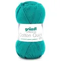 Produktbild: Gründl Wolle Cotton Quick 50 g uni smaragd Handarbeit