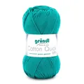 Produktbild: Gründl Wolle Cotton Quick 50 g uni smaragd  Wolle
