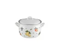 Produktbild: Riess Fleischtopf Fruit Garden Fleischtopf mit Deckel 3,5 l, Emaille