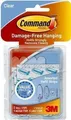Produktbild: 3M Command Ersatzstreifen Strips, transparent, sortiert in 3 Größen: 8x Größe S, 4x Größe M, 4x Größe L - 1 Stück (17200CLR)