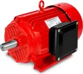 Produktbild: EBERTH Elektromotor 400V mit 3 kW Leistung, Drehstrommotor aus Aluminium, 3-Phasen, Drehzahl 2880 U/min., Stromstärke 6,4 A, Leistungsfaktor 0,95