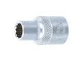 Produktbild: BGS Steckschlüssel-Einsatz Zwölfkant 10630, Antrieb Innenvierkant 12,5 mm (1/2