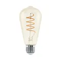 Produktbild: Eglo LED Spiral Filament ST64 Edison 4W =26W E27 Gold 270lm extra warmweiß 2200K