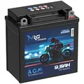 Produktbild: NRG Premium YB9L-B AGM Motorradbatterie 9,5Ah 12V 180A/EN Batterie 50912 YB9L-A2 12N7-3B 12N9-3B auslaufsicher wartungsfrei ersetzt 9Ah