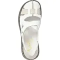 Produktbild: Rieker Damen Ballerina Halbschuh Leder 46367, Größe:38 EU, Farbe:Weiß - Weiß - 38