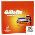 Produktbild: Gillette Fusion5 Rasierklingen für Männer, 28 ORIGINAL Ersatzklingen, Klingen für Herren mit größerem Gleitstreifen für Sanftes Gleiten und 5 Klingen für eine Gründliche und Komfortable Rasur