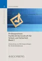 Produktbild: Prüfungswissen Fachkraft/Servicekraft für Schutz und Sicherheit, Band 2: Anwendung von Rechtsgrundlagen für Sicherheitsdienste (Sicher informiert)