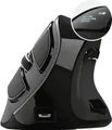 Produktbild: Trust Voxx - Vertikale Maus - ergonomisch - Für Rechtshänder - optisch - 9 Tasten - kabellos - Bluetooth, 2,4 GHz - kabelloser Empfänger (USB) (23731)