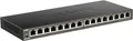 Produktbild: D-Link DGS-1016S 16-Port Unmanaged Gigabit Switch ohne Lüfter, Low Profile