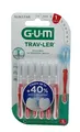 Produktbild: GUM TRAV-LER  Interdentalbürsten 0,8mm rot - 6 Stück Zahnzwischenraumbürste