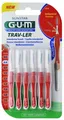 Produktbild: 2x GUM TRAV-LER Interdentalbürsten 0,8mm rot - 2x6 Stück Zahnzwischenraumbürste