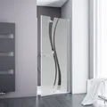 Produktbild: Schulte ExpressPlus 72H Alexa Style 2.0 Drehtür in Nische Liane Alu-Natur 90 cm / 192 cm inkl. fixil-Glassiegel - EP321006 01 970 24