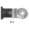 Produktbild: Fein Multimaster Multitalent 3er Pack E-Cut Precision BIM Sägeblatt 50x50mm SL