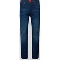Produktbild: HUGO Tapered Fit Jeans im 5-Pocket-Design in Jeansblau, Größe 34/34