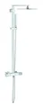 Produktbild: Grohe Duschsystem Euphoria Cube XXL System, 1 Strahlart(en), Euphoria Cube 230 mit Thermostatbatterie - Chrom