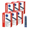 Produktbild: 6 x STABILO® Standardpatrone Füllerparone Patrone beYou! königsblau 6 Patronen