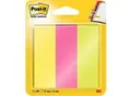 Produktbild: Post-it Haftmarker Rechteckig 2,5 x 7,6 cm Farbig sortiert 3 Stück à 100 Streifen