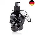 Produktbild: accentra Seifenspender Totenkopf mit Flüssigseife - Schädel/Skull - Totenkopf D