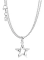 Produktbild: PANDORA Geschenkset mit 2-reihiger Halskette Funkelnder Stern Silber modernes und vielseitiges Schmuck-Set mit Kette und Anhänger für Damen 68626