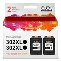 Produktbild: ejet 302XL Druckerpatronen Ersatz für HP 302 XL Schwarz für HP Envy 4525 Druckerpatronen Envy 4520 4524 4527 Deskjet 3630 3632 5230 5220 1110 2130 2134 Officejet 3830 3831 3833 5220 4650 (2 Schwarz)