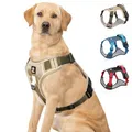 Produktbild: Hundegeschirr, Anti Zug Hunde Geschirr, Verstellbar Keine Pull Hundegeschirr mit Gepolstert Grifff, Reflektierende Brustgeschirr mit Klettbändern für Kleine, Mittelgroße, Große Hunde