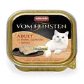 Produktbild: Animonda Cat Vom Feinsten mit Schlemmerkern mit Huhn, Lachfilet & Spinat 100g